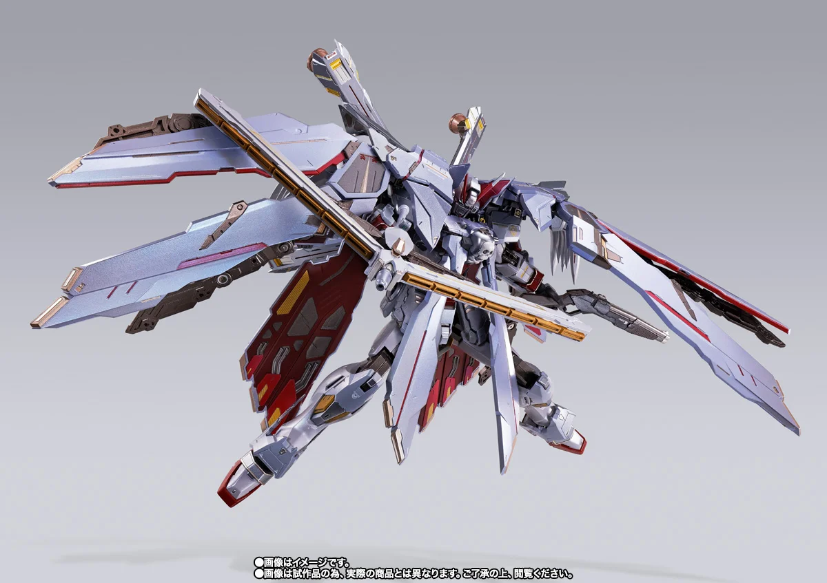 METAL BUILD 海盜鋼彈 X-0 全覆式披風 銀色幽靈重裝登場!極致合金工藝霸氣出擊 細節特寫