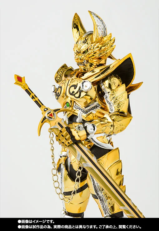 S.H.Figuarts(真骨彫製法)《牙狼 GARO》黃金騎士牙狼(冴島鋼牙)電鍍金色合金可動模型:旗艦工藝完全評測 細節特寫