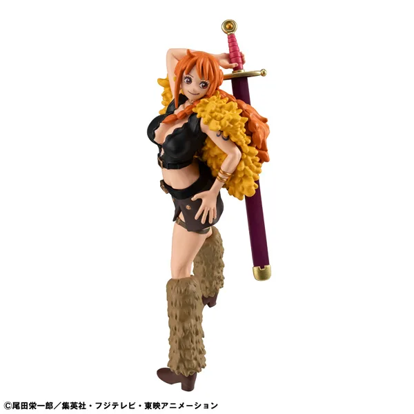 MegaHouse《航海王》WALLSTAR 娜美(艾爾巴夫篇)泡殼包裝直接掛牆展示 細節特寫