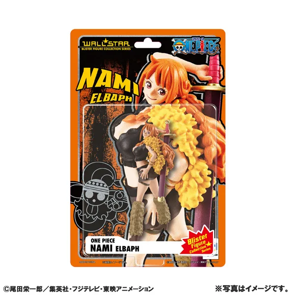 MegaHouse《航海王》WALLSTAR 娜美(艾爾巴夫篇)泡殼包裝直接掛牆展示 細節特寫