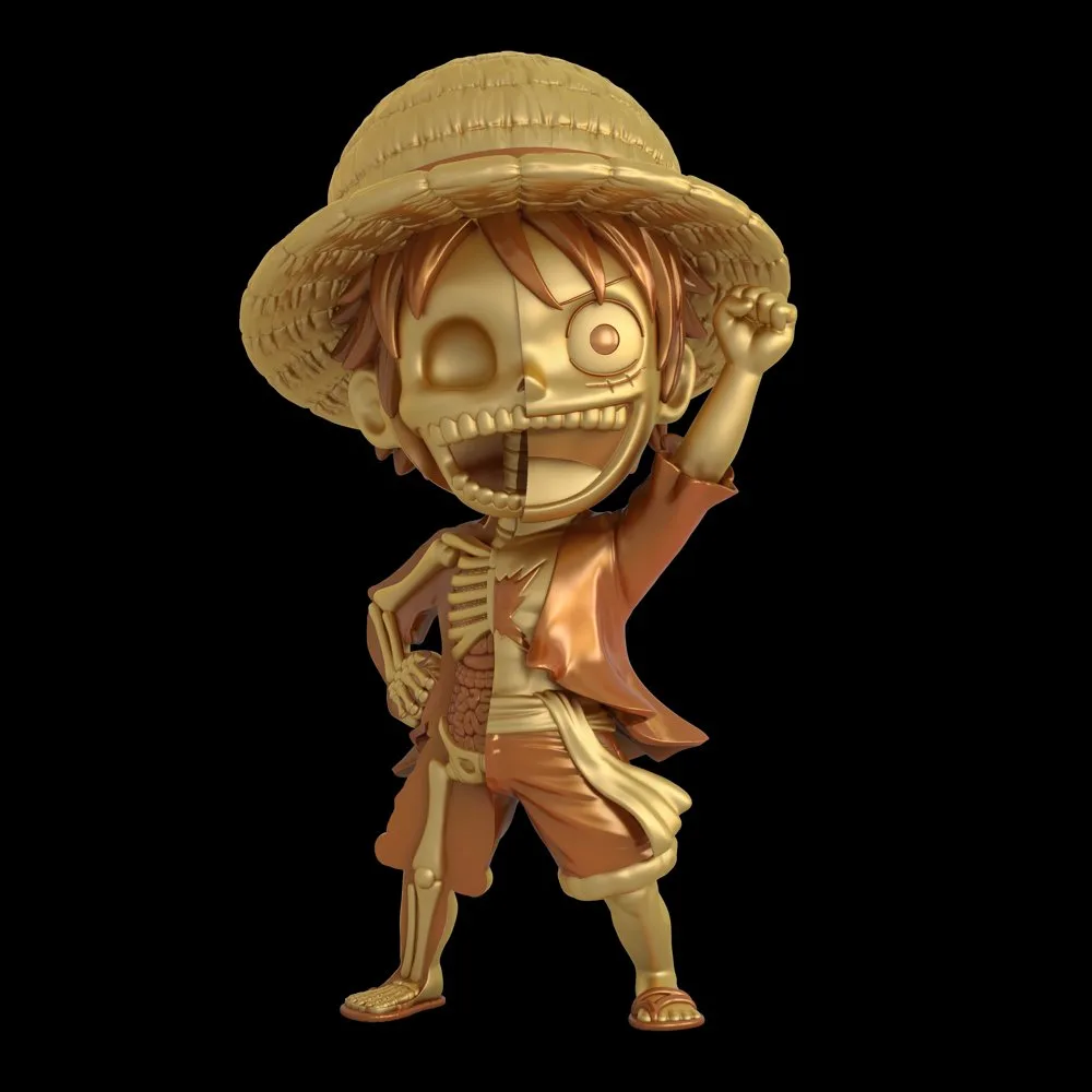 Mighty Jaxx × Jason Freeny 4D XXRAY《航海王》魯夫 半剖藝術潮流公仔:旗艦工藝完全評測