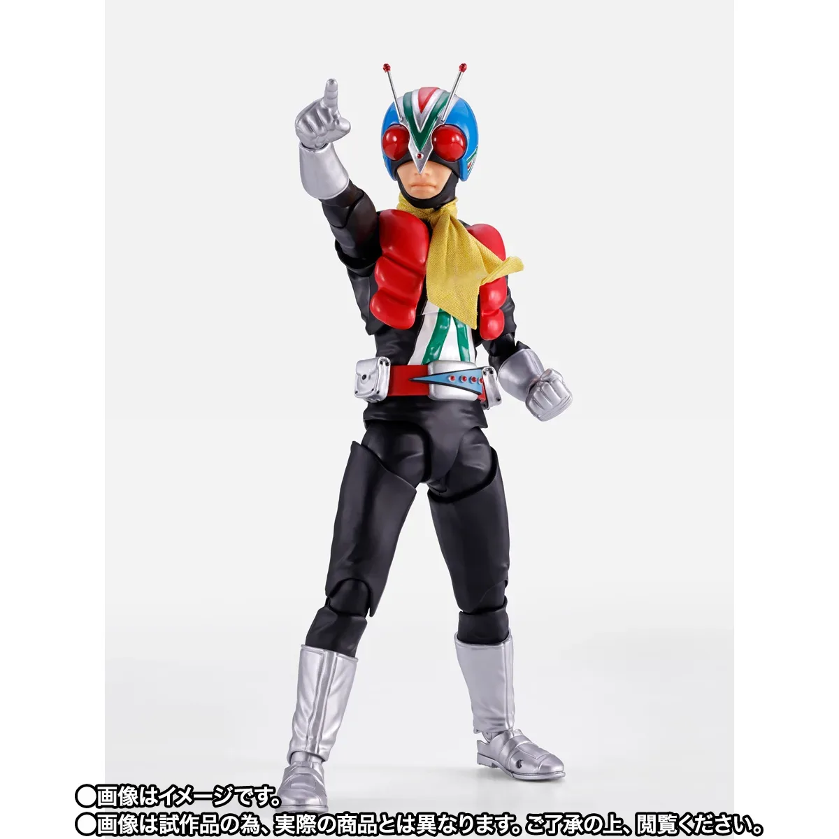重現假面騎士4號英姿！S.H.Figuarts 真骨彫製法《假面騎士V3》騎士人 榮光之昭和騎士版 登場 細節特寫