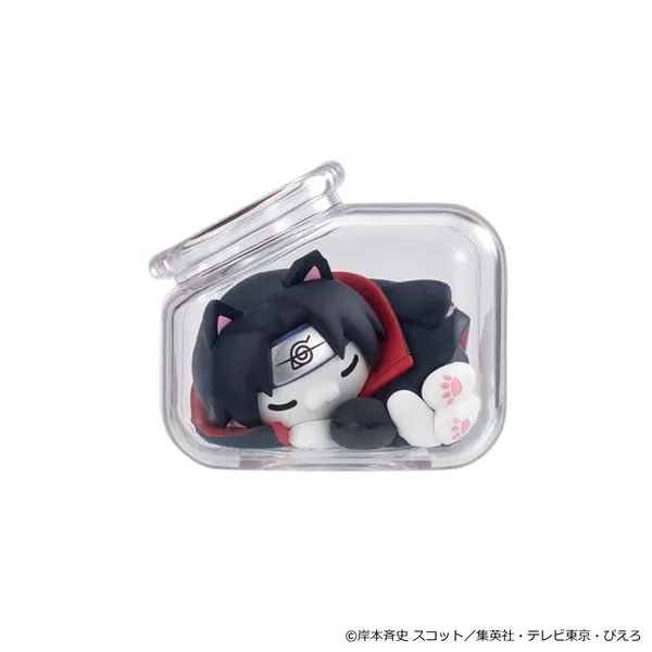 MegaHouse《火影忍者 疾風傳》晚安喵鳴人!集合「曉」篇 其之2 慵懶登場:「貓咪是液體」小瓶公仔 細節特寫