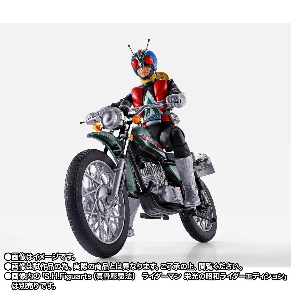 S.H.Figuarts《假面騎士V3》騎士人機車 榮光的昭和騎士版登場 整流罩與座墊造形全面翻新 細節特寫