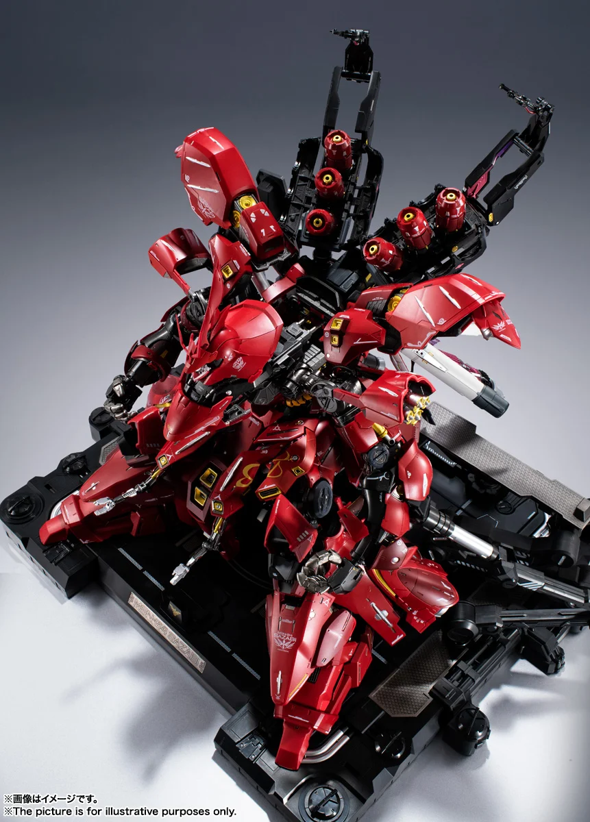 解體匠機 METAL STRUCTURE MSN-04 沙薩比(Sazabi):旗艦工藝完全評測 細節特寫