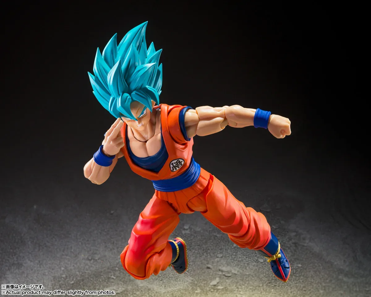 S.H.Figuarts《七龍珠超》超賽神超賽孫悟空〈超越極限的蒼藍之力〉開放預購!經典超藍造型2027年4月出貨 細節特寫