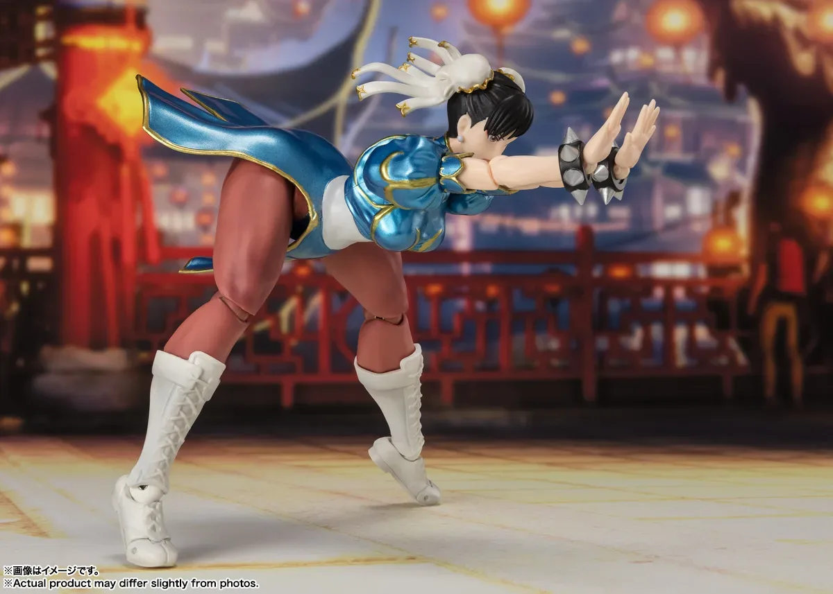 經典藍旗袍再現!BANDAI SPIRITS《快打旋風》S.H.Figuarts 春麗 -Outfit 2- 開放預購 細節特寫