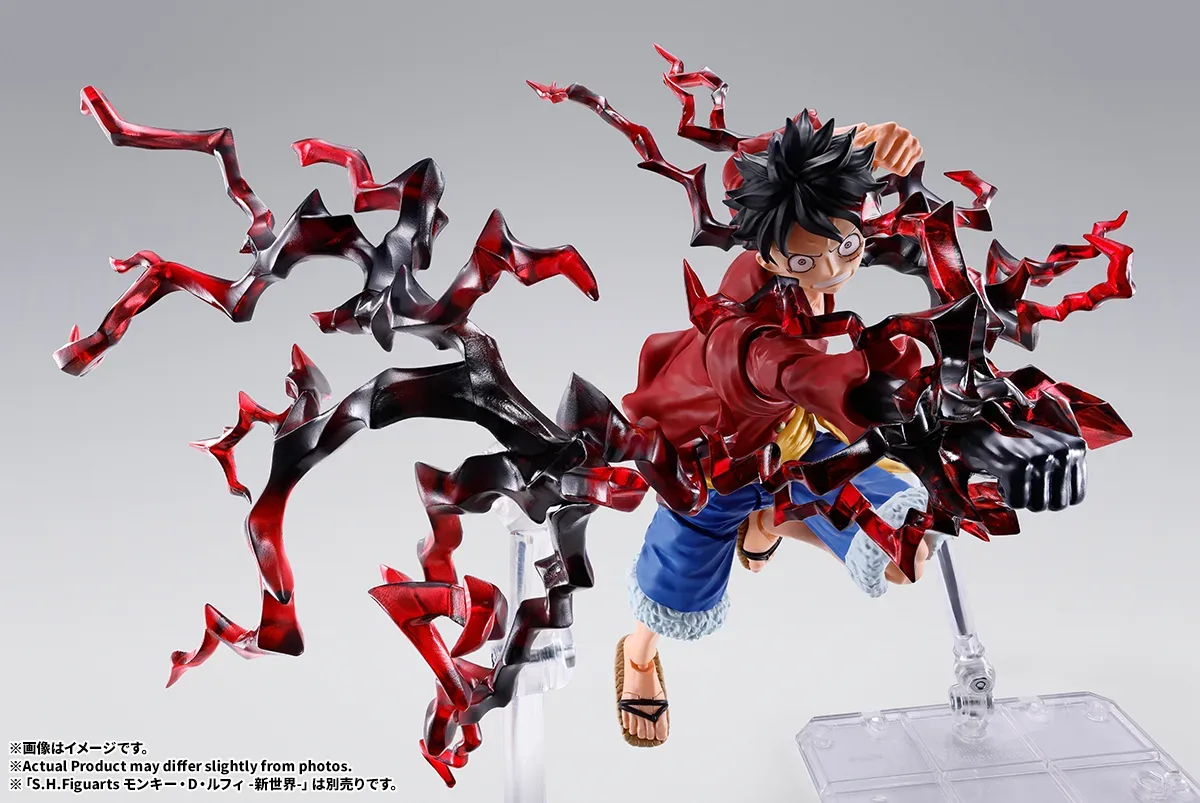 火拳銃與霸王色霸氣全開！S.H.Figuarts《航海王》蒙其·D·魯夫 -新世界- 配件組登場 細節特寫