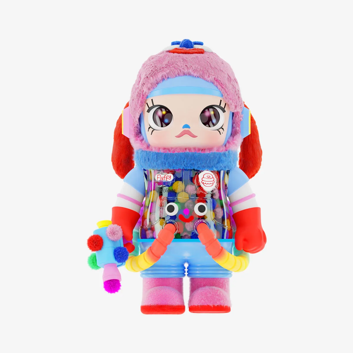 Pop Mart MEGA 珍藏系列 1000% SPACE MOLLY Hello, Moon 旗艦巨型潮玩雕像 細節特寫