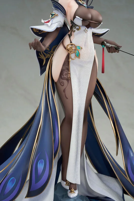 APEX-TOYS《碧藍航線》鎮海・奇響華殿 1/7 比例公仔(含屏風茶室地台):旗艦工藝完全評測 細節特寫