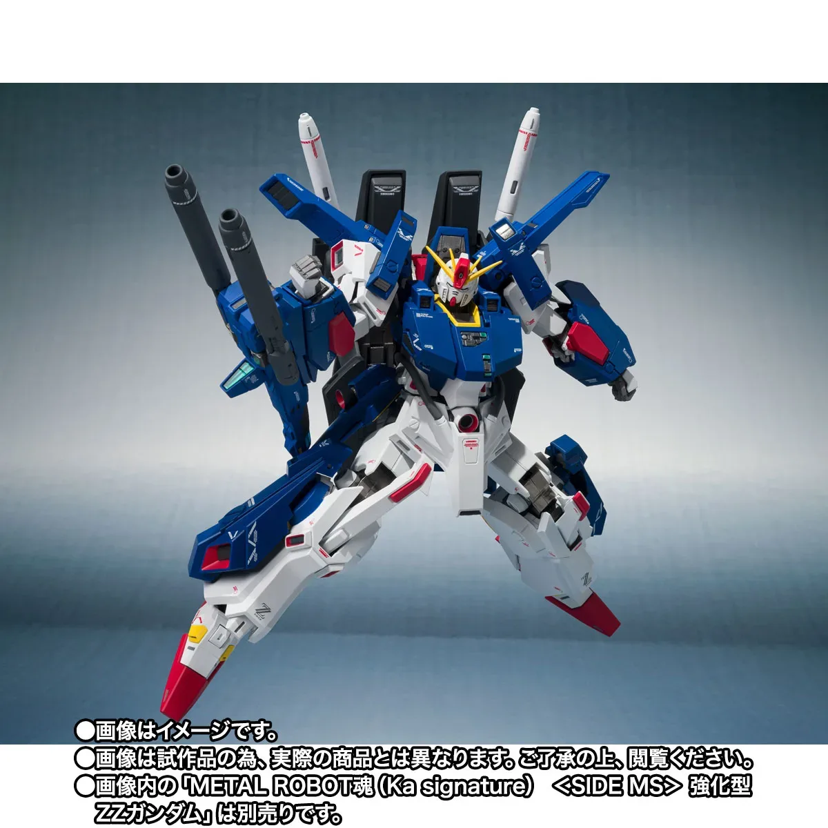 METAL ROBOT魂 Ka signature 強化型ZZ鋼彈全裝甲配件組！重現超絕巨型加農砲重武裝型態 細節特寫
