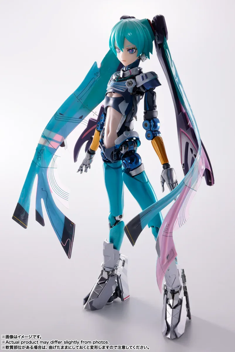 複合材質與合金骨架的機械歌姬!BANDAI SPIRITS「METAL BUILD 初音未來」2026年10月24日正式發售 細節特寫