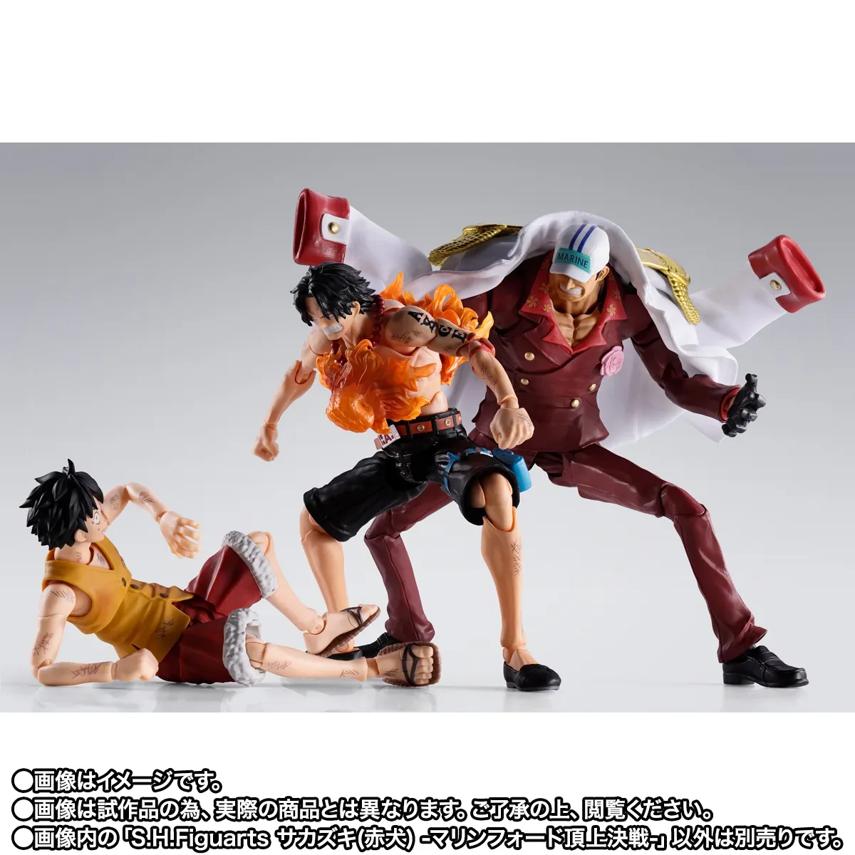 S.H.Figuarts 航海王 頂上決戰「赤犬」盃登場：附岩漿特效與名場面連動配件 細節特寫