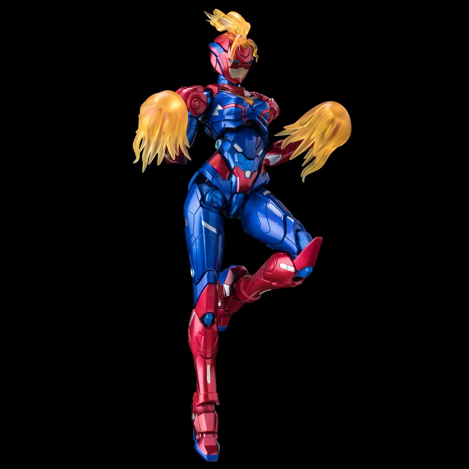 千值練 Fighting Armor 驚奇隊長:雙星烈焰旗艦工藝評測 細節特寫