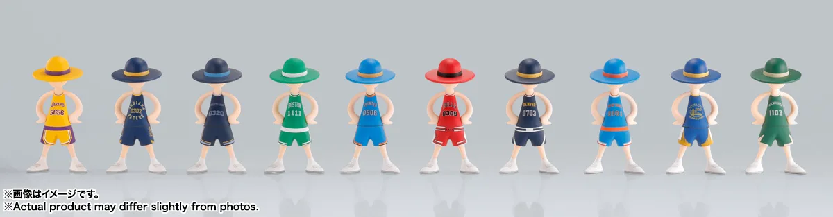 《航海王》聯名 NBA 紀念公仔登場!BANDAI「LUFFY