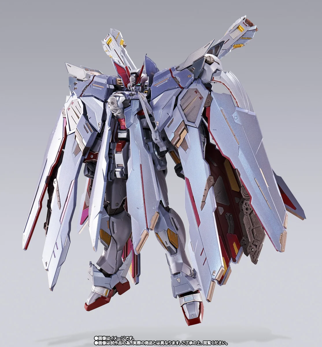 METAL BUILD 海盜鋼彈 X-0 全覆式披風 銀色幽靈重裝登場!極致合金工藝霸氣出擊 細節特寫