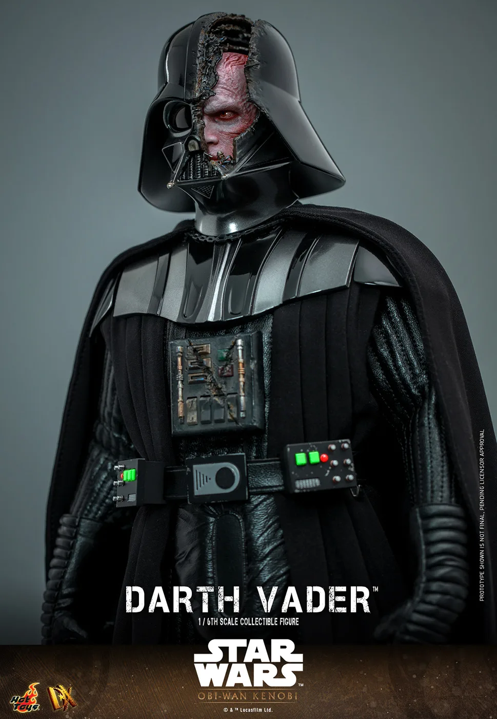 Hot Toys《星際大戰:歐比王·肯諾比》達斯·維達 豪華版 1/6 可動人偶:旗艦工藝完全評測 細節特寫