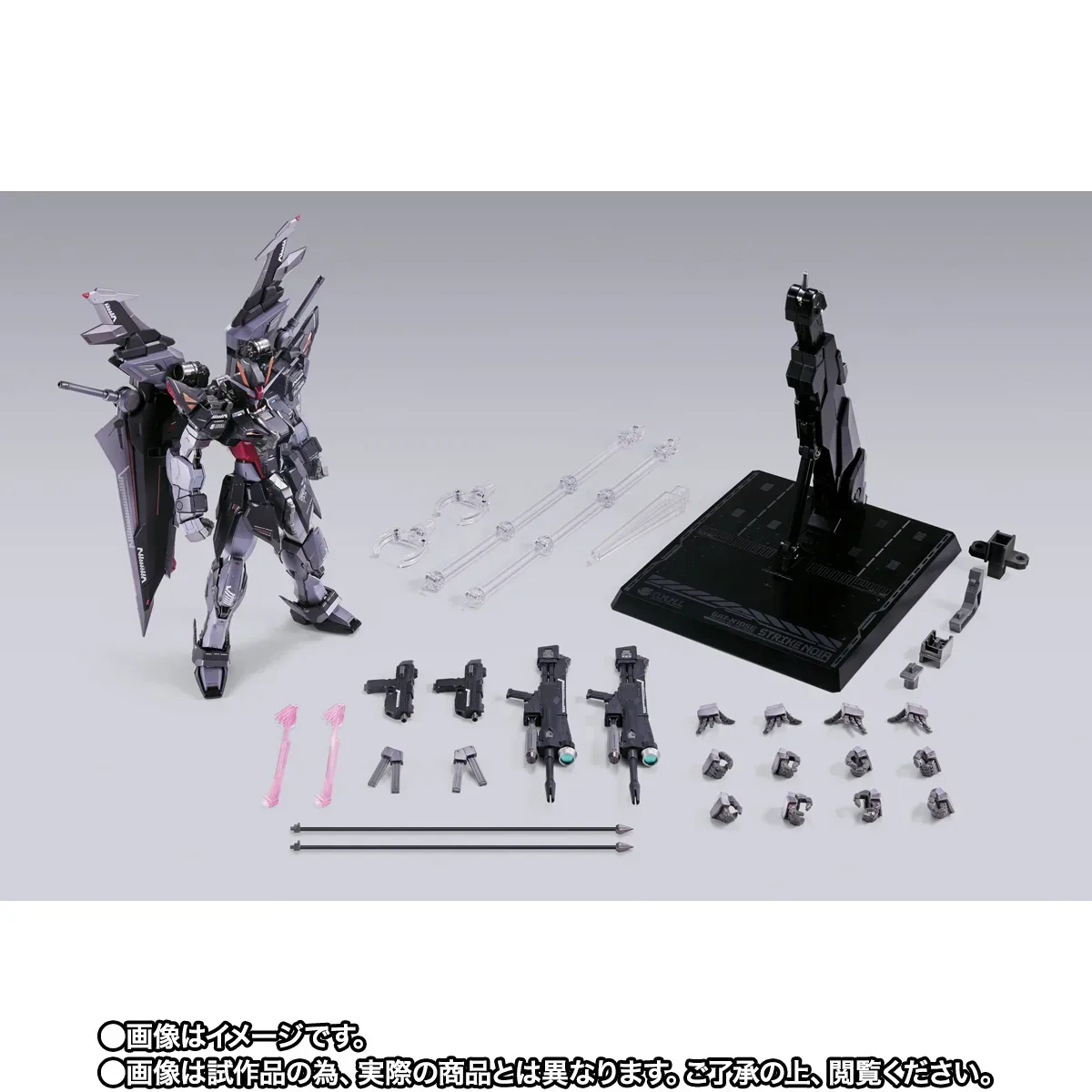 METAL BUILD《機動戰士鋼彈SEED C.E.73 -STARGAZER-》漆黑攻擊鋼彈 20 週年紀念配色合金可動模型登場 細節特寫
