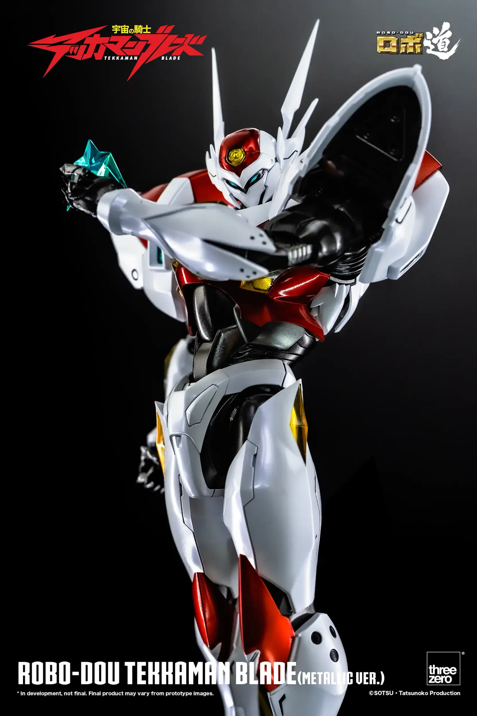 Threezero ROBO-DOU《宇宙騎士BLADE》利刃(Tekkaman Blade)合金完成品:旗艦工藝完全評測 細節特寫
