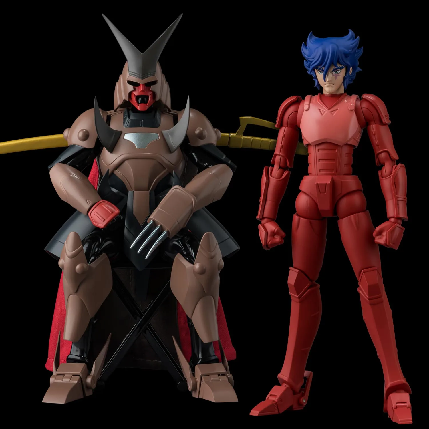 千值練 超彈可動《魔神壇鬥士》阿努比斯:忠義鬼魔旗艦評測 展示照