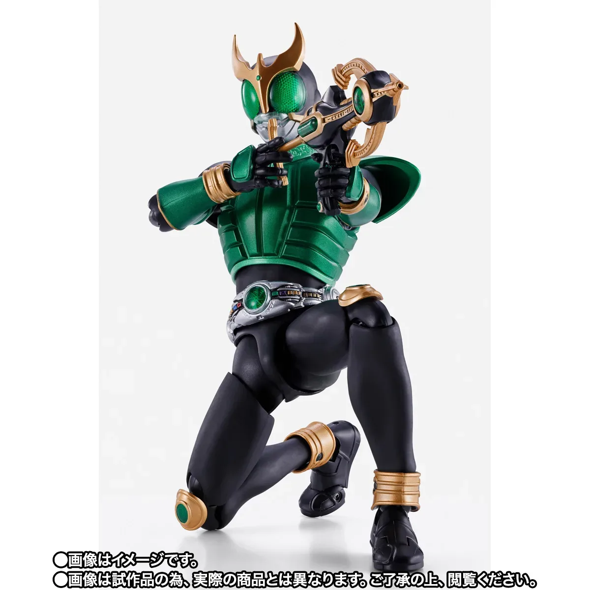 重現綠之四號神射風采!S.H.Figuarts 真骨彫製法《假面騎士KUUGA》天馬型態 假面騎士55週年紀念版登場 細節特寫