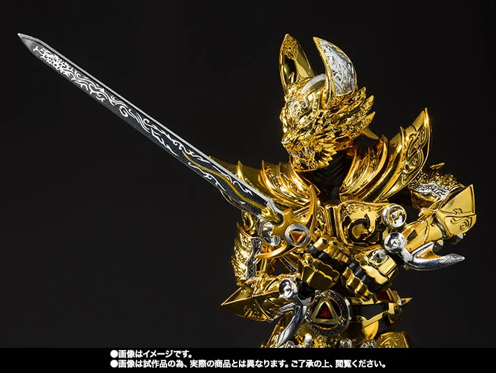 S.H.Figuarts(真骨彫製法)《牙狼 GARO》黃金騎士牙狼(冴島鋼牙)電鍍金色合金可動模型:旗艦工藝完全評測 細節特寫