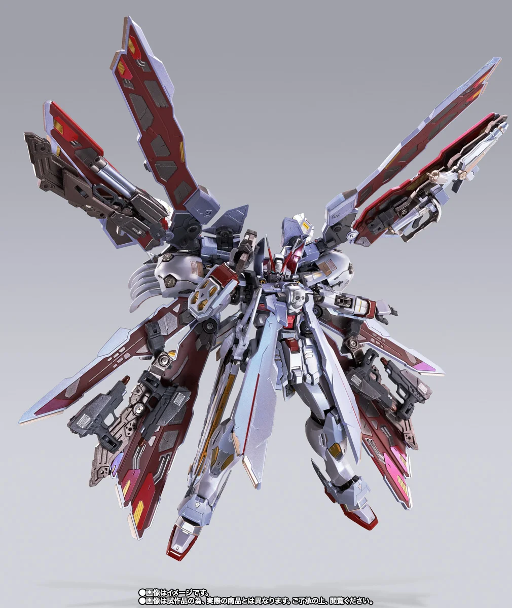 METAL BUILD 海盜鋼彈 X-0 全覆式披風 銀色幽靈重裝登場!極致合金工藝霸氣出擊 細節特寫