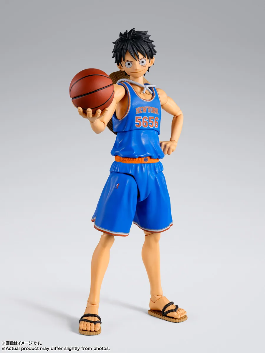 紐約尼克隊球衣魯夫開打！S.H.Figuarts《航海王》跨界聯名可動公仔 2026年10月24日正式發售 細節特寫