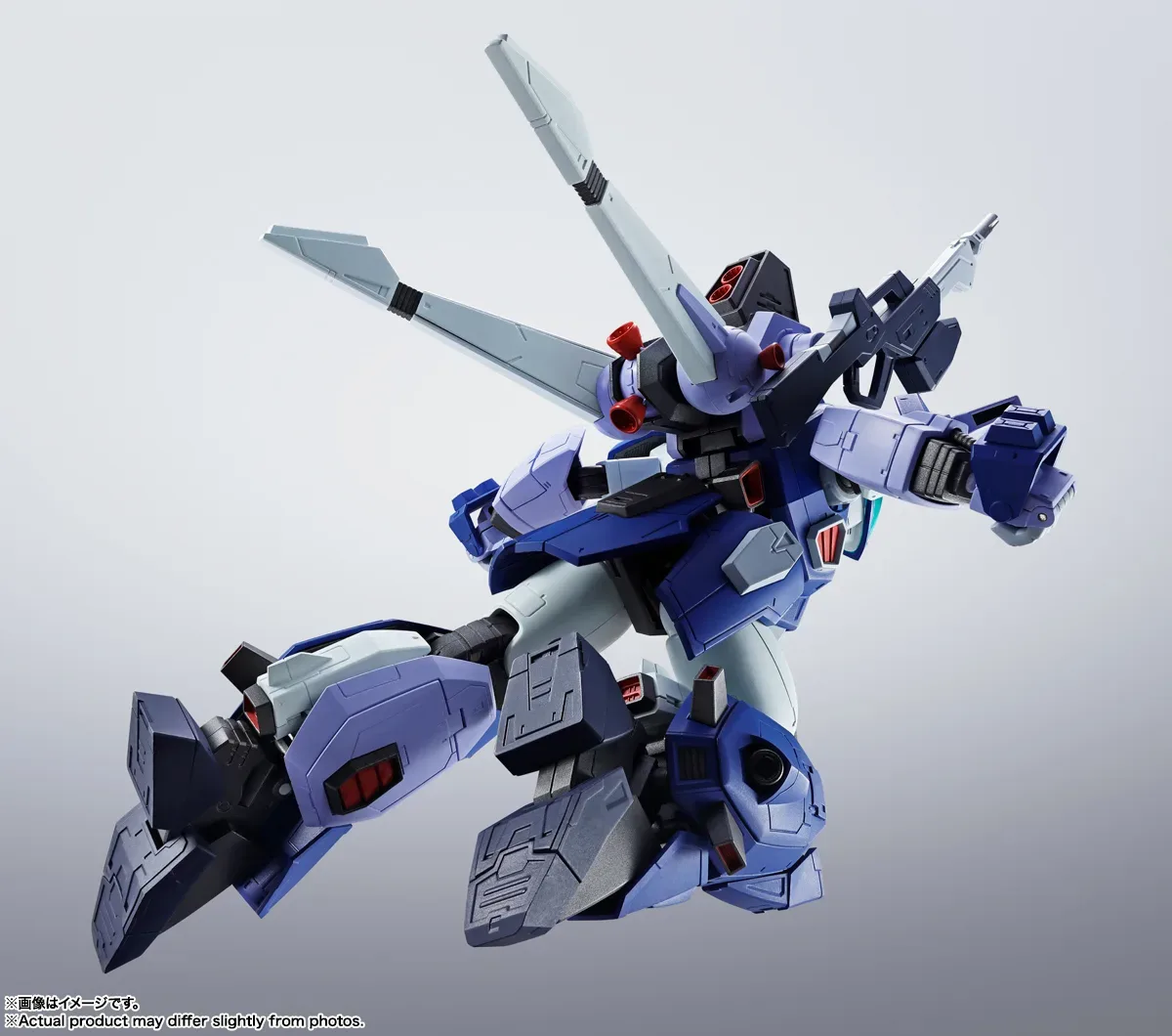 萬代 HI-METAL R《蒼藍流星 SPT雷茲納》雷茲納 確定 2026年10月17日發售，完全新規造型搭載頭部發光機構 細節特寫