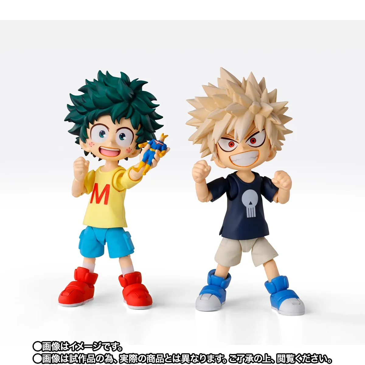 童年羈絆重現！S.H.Figuarts《我的英雄學院》綠谷出久＆爆豪勝己幼少期雙人套組登場 細節特寫