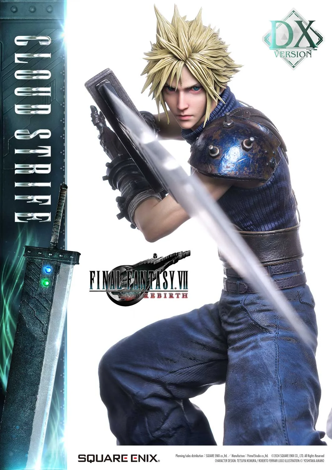 SQUARE ENIX MASTERLINE《Final Fantasy VII Rebirth》克勞德·史特萊夫 1/4 豪華旗艦雕像 細節展示 (2)