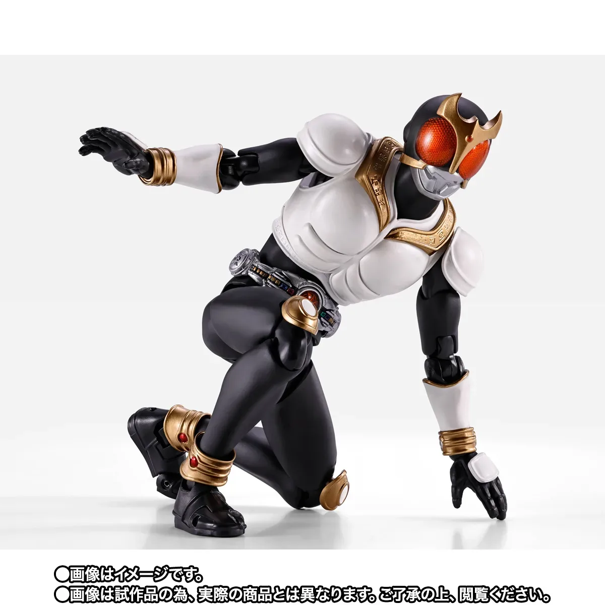 S.H.Figuarts 真骨彫製法《假面騎士空我》初生型態 55週年紀念版登場 附屬經典三連踢發光腳踝配件 細節特寫