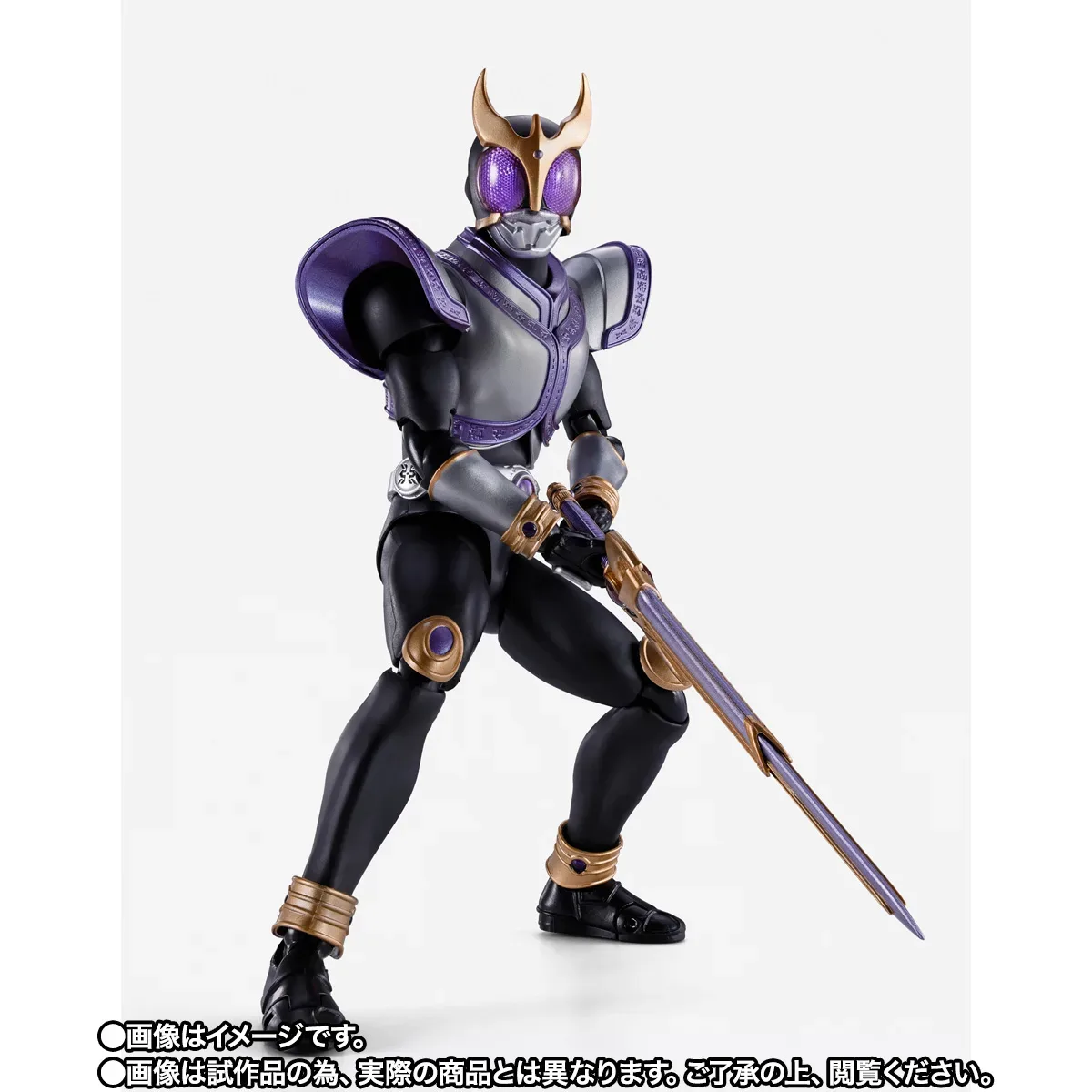S.H.Figuarts 真骨彫製法《假面騎士空我》泰坦形態 55週年紀念版 紫金重裝戰士霸氣登場 細節特寫