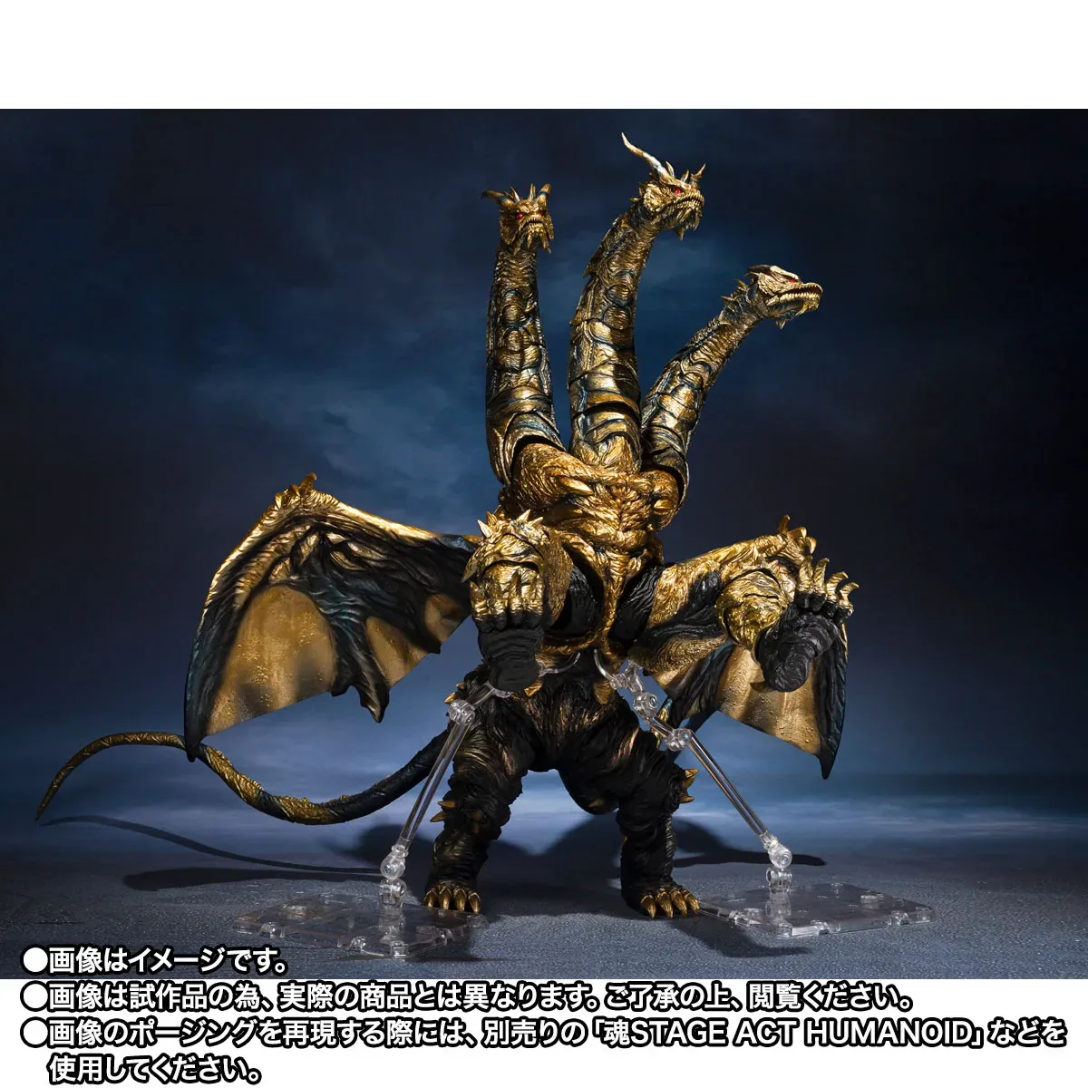 終極強敵降臨！S.H.MonsterArts《哥吉拉最後戰役》凱薩基多拉登場，壓倒性魄力巨軀重現 細節特寫