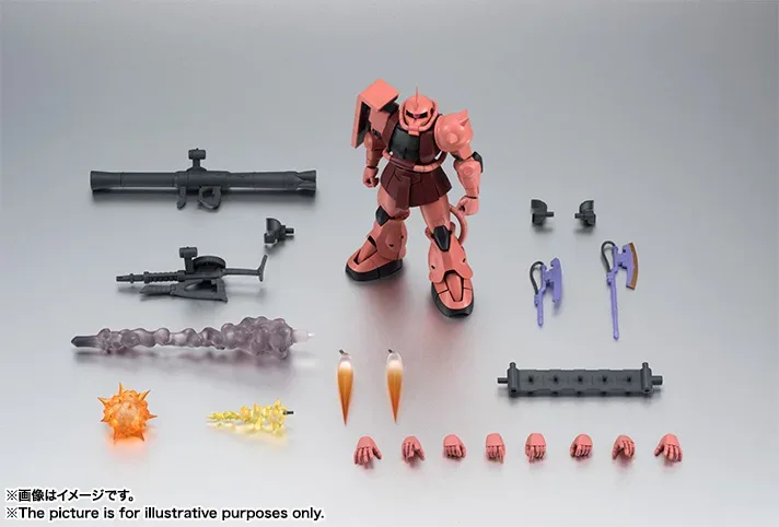 紅色彗星經典再臨！ROBOT魂 MS-06S 夏亞專用薩克 ver. A.N.I.M.E. 2027年4月發售 細節特寫