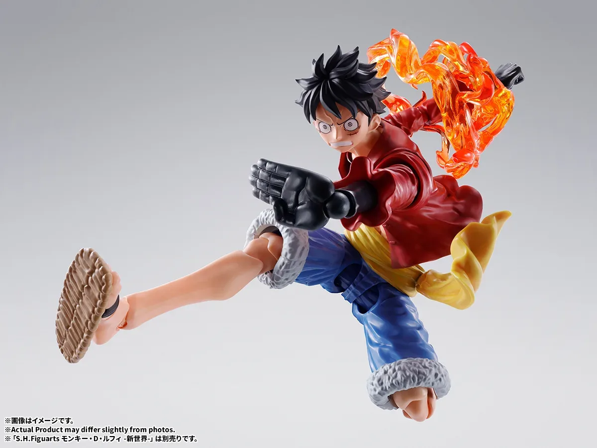 火拳銃與霸王色霸氣全開！S.H.Figuarts《航海王》蒙其·D·魯夫 -新世界- 配件組登場 細節特寫