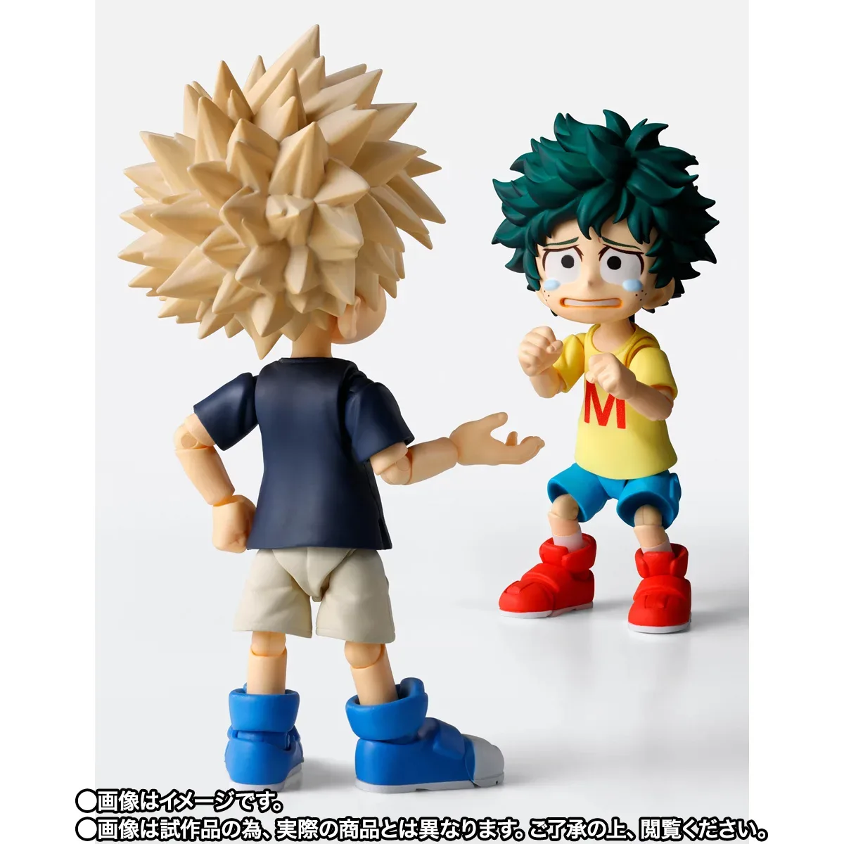 童年羈絆重現！S.H.Figuarts《我的英雄學院》綠谷出久＆爆豪勝己幼少期雙人套組登場 細節特寫