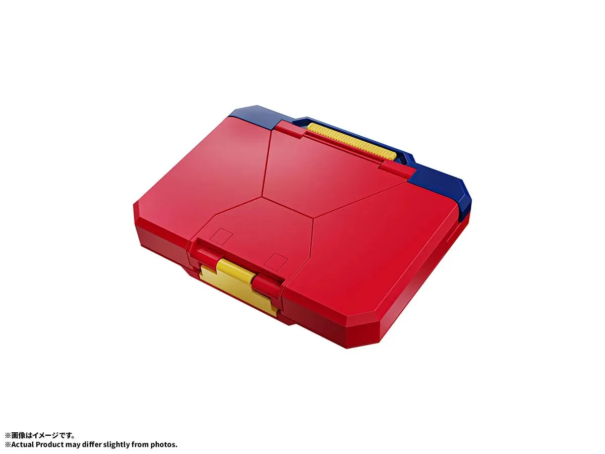 BANDAI SPIRITS《機動文具》自動變形名片盒 玩具配色版 2026年10月17日發售 超合金機關注入辦公日常