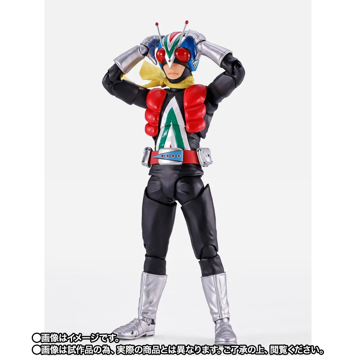重現假面騎士4號英姿！S.H.Figuarts 真骨彫製法《假面騎士V3》騎士人 榮光之昭和騎士版 登場 細節特寫