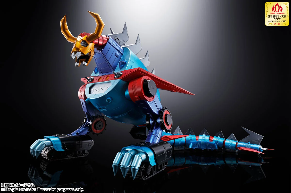 超合金魂 GX-100 碰碰與大空魔龍凱王(Gaiking & Daiku-Maryu)終極合體巨作:旗艦工藝完全評測 細節特寫