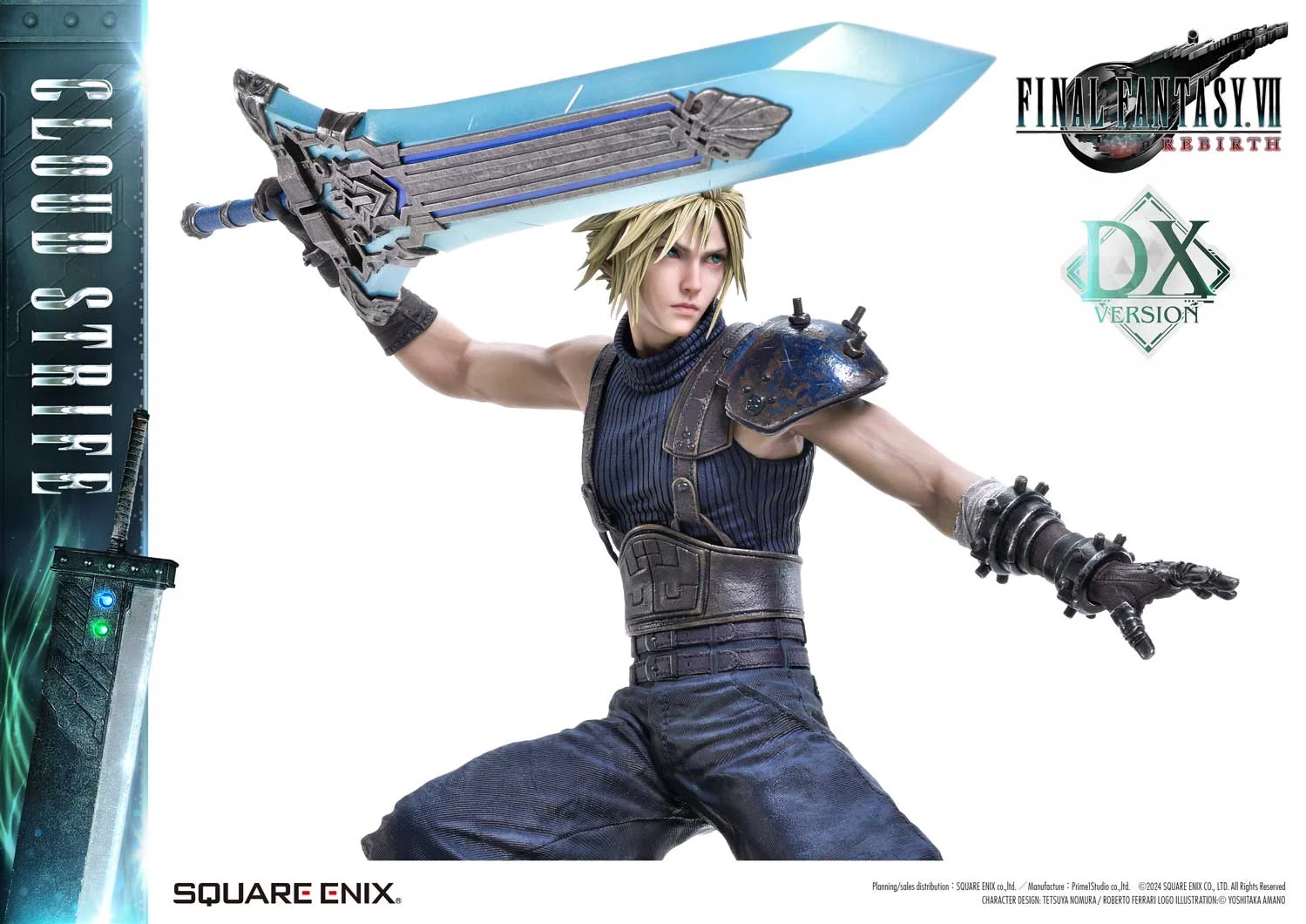 SQUARE ENIX MASTERLINE《Final Fantasy VII Rebirth》克勞德·史特萊夫 1/4 豪華旗艦雕像 細節展示 (5)