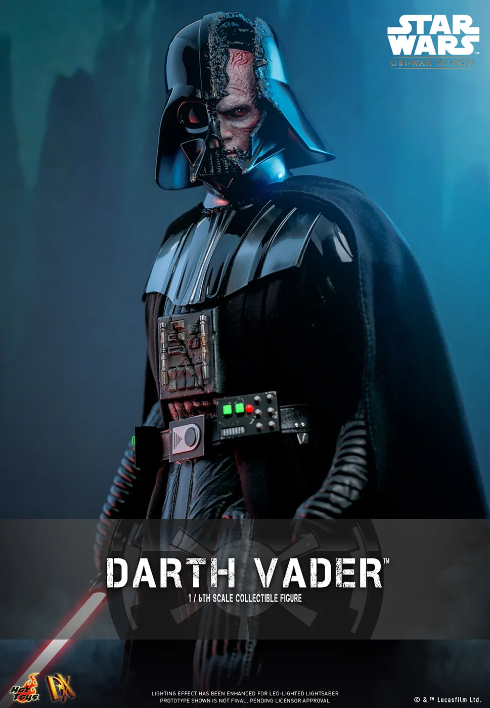 Hot Toys《星際大戰:歐比王·肯諾比》達斯·維達 豪華版 1/6 可動人偶:旗艦工藝完全評測 官方商品照