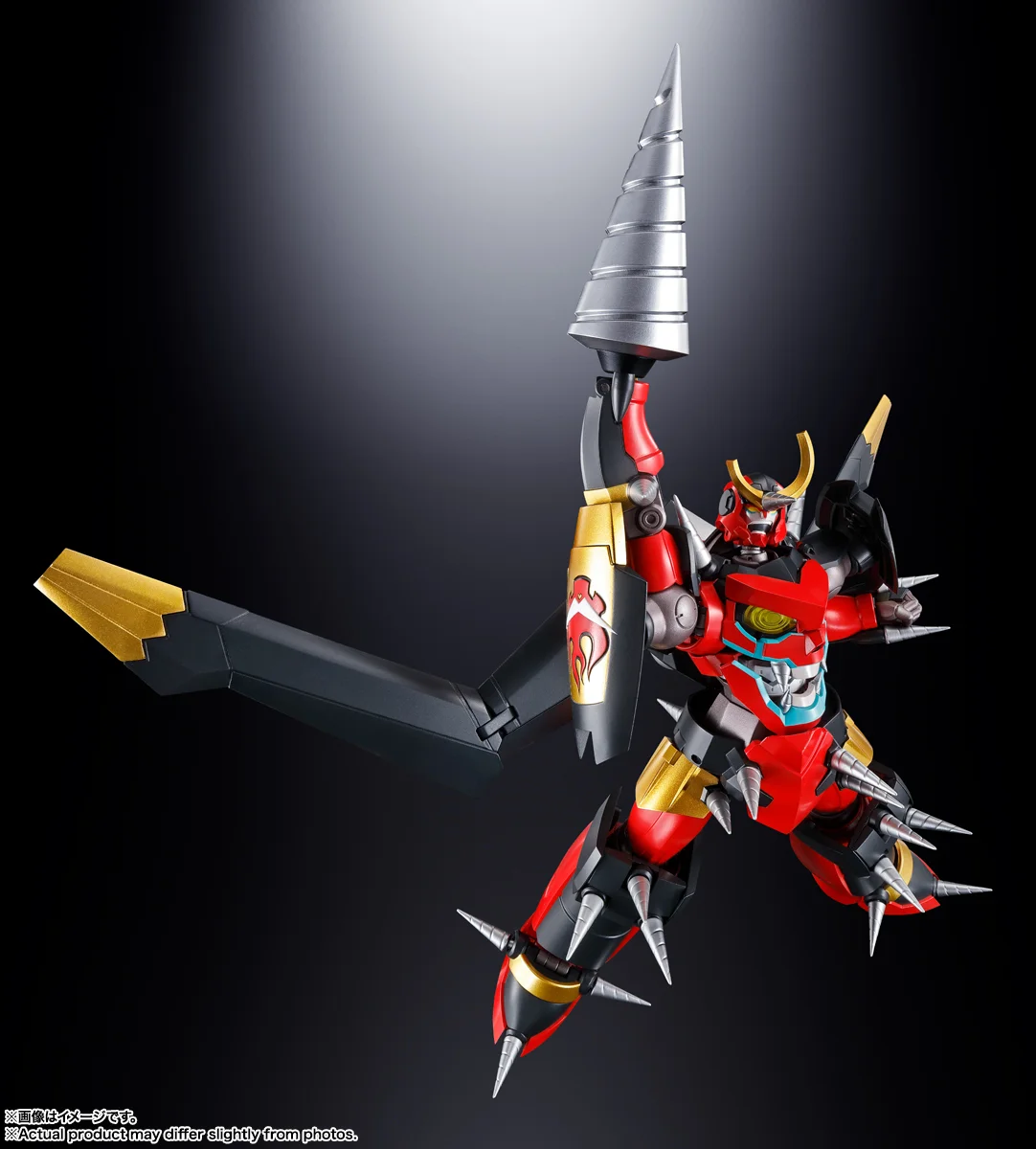 鑽頭就是男人的浪漫!超合金魂 GX-107 完全變形合體紅蓮螺巖 2024年8月發售 細節特寫