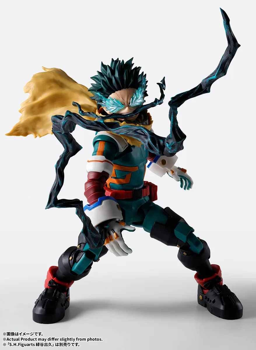 S.H.Figuarts《我的英雄學院》ONE FOR ALL PLUS ULTRA 配件組登場!二代到七代個性特效一次收齊 細節特寫