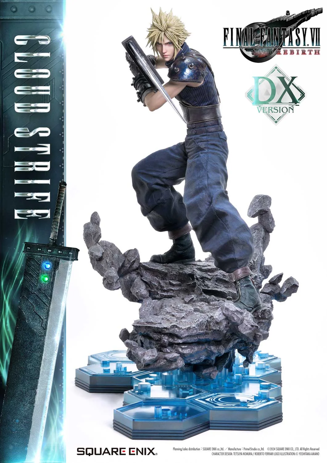 SQUARE ENIX MASTERLINE《Final Fantasy VII Rebirth》克勞德·史特萊夫 1/4 豪華旗艦雕像 細節展示 (9)