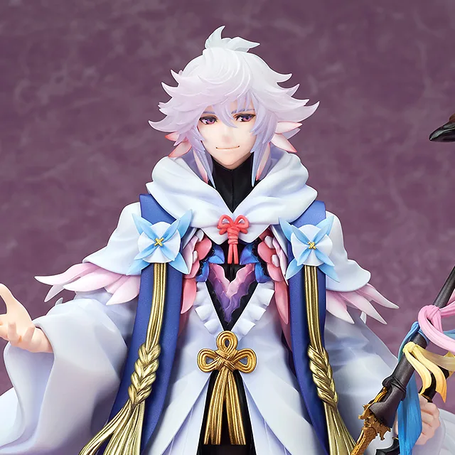 ALTER《Fate/Grand Order》Caster 梅林 1/8 比例塗裝完成品:花之魔術師完全評測 細節特寫