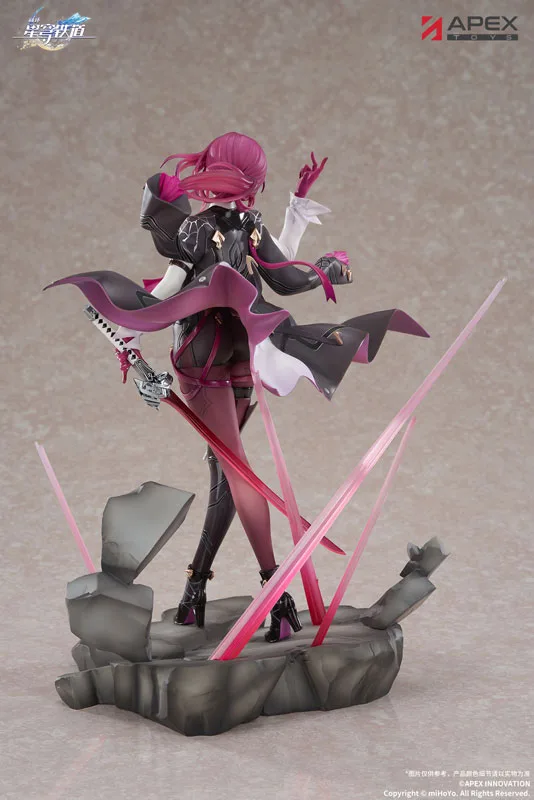 APEX-TOYS《崩壞:星穹鐵道》卡芙卡 1/7 比例塗裝完成品公仔:旗艦工藝完全評測 細節特寫