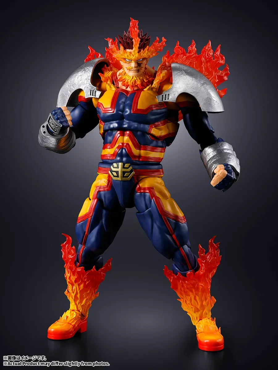 《我的英雄學院》No.1 英雄霸氣降臨!萬代 S.H.Figuarts「奮進人」可動公仔 魁梧體魄與燃燒特效震撼登場 細節特寫