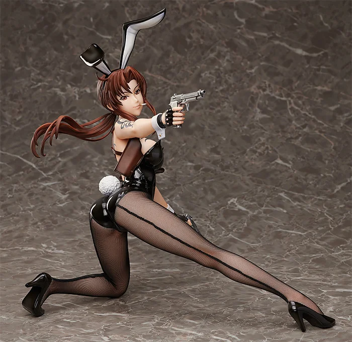 FREEing B-Style《黑礁 BLACK LAGOON》蕾薇 1/4 兔女郎公仔 細節展示特寫 (6)