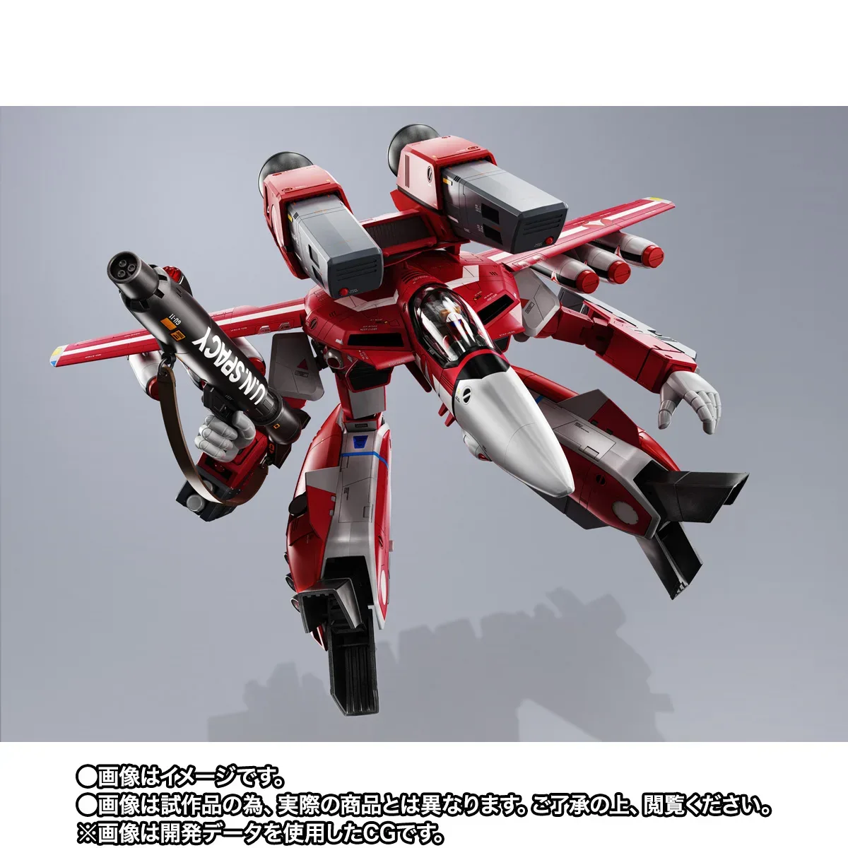 DX超合金《超時空要塞》VF-1J 超級女武神（米莉亞機）鮮紅登場！王牌夫妻檔合體出擊 細節特寫